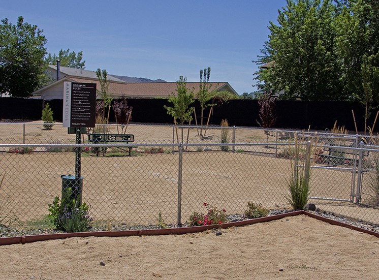 Dog Area l Marinas Edge Apartments in Sparks NV